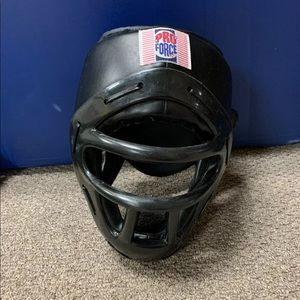 Proforce Headguard Headgear W/Face Cage Shield MED